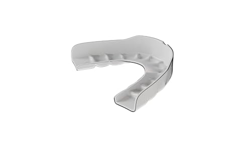 X1 Sports Mouth Guard - Football Mouthguard for Youth & Adults, Shock-Absorbing EVA Boil & Bite Protection for Football, Rugby, Hockey & Lacrosse - White