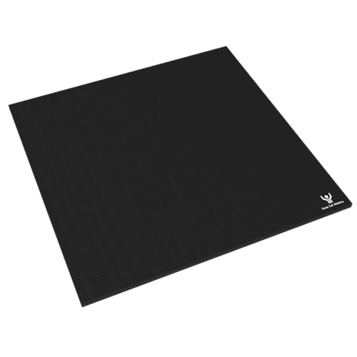 Great Call Athletics 10’ x 10’ Black Tatami Mat 1.25" Thick Collegiate Quality Flexi Roll Jiu Jitsu Mats Home bjj Tape Garage