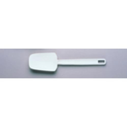 Rubbermaid Commercial Products Cold Temperature Spoon Spatula, Dishwasher Safe, 16.5 Inch, White, Clean-Rest Design, for Resturant/Home Cooking/Baking - size: 16.5 Inch, style: Spoon Spatula