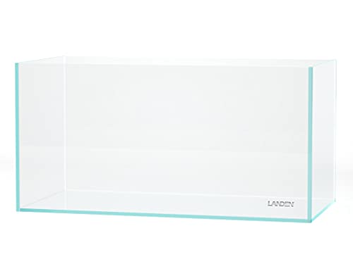 90P 44 Gallon Rimless Low Iron Aquarium Tank, W35.4 x D17.7 × H17.7in (90cm x 45cm x 45cm) 10mm Thickness with Black Nano Foam Leveling mat Included - size: 44Gal W35.4×D17.7×H17.7 in(90x45x45cm)