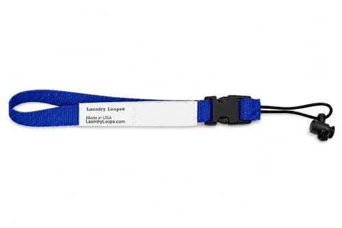 Laundry Loop with Sock Snare, Premium Royal Blue Laundering Strap - color: Royal Blue, size: 1 Strap