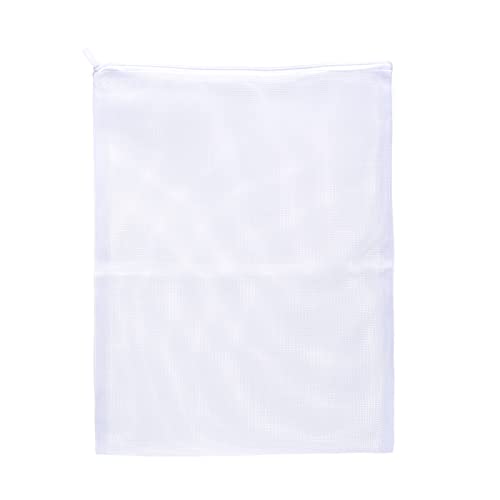 Aquarium Filter Bags Large - Reusable Fish Tank Filter Media Mesh Bags with Plastic Zipper (11.5 x 15.5 inch (6 Pack)) - size: 11.5 x 15.5 inch (6 Pack)