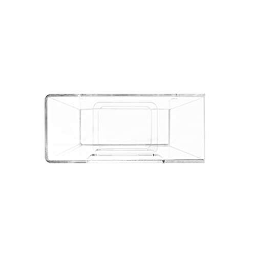 TrippNT 50826 Clear Acrylic Triple Side Loading Glove Box Holder, 11" Width x 16" Height x 4" Depth - size: Triple, style: Hardware Mount