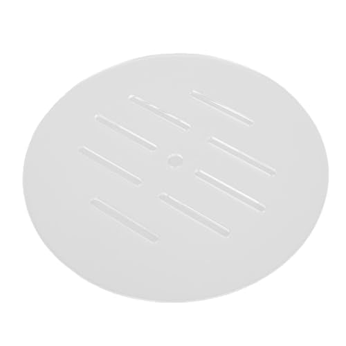 2PCS Round Aquarium Cover Lid, 7.5 Inch Clear Acrylic Fish Tank Top Cover with MultiHole Design for Anti Jumping, Feeding & Ventilation for Turtles, Reptiles, Shrimps
