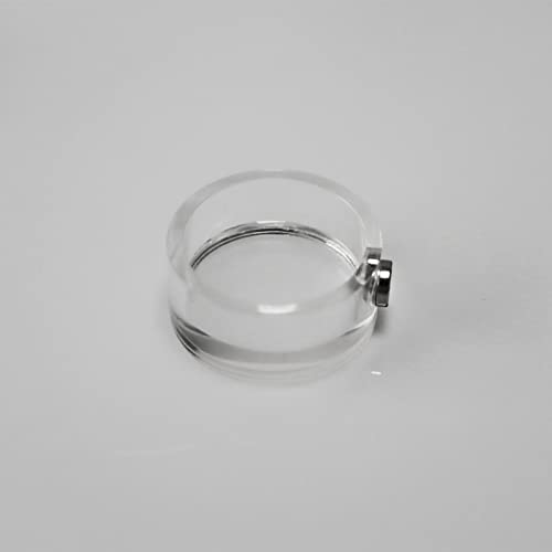 2Pcs Jumping Spider Feeding Dish, Magnetic Tiny Food Dishes Water Dish for Jumping Spider, Tarantula and Other Small Pets,Transparent