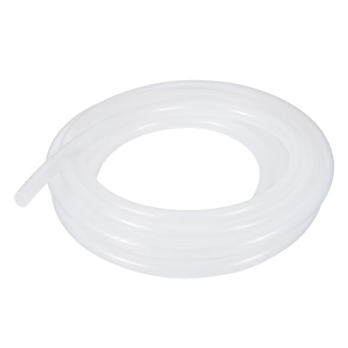 METALLIXITY Silicon Tubing(1-1/2" ID x 1-3/4" OD x 3.3Ft), Pure Silicone Hoses High Temp - for Printer, Hot Water Dispenser, Engine, Brewing, Fish Tank Air Pump, Pump Transfer, Clear - size: 3.3 Feet, style: 1-1/2"IDx1-3/4" OD
