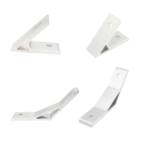 4Pcs 45deg, 4Pcs 135deg 1010 Angle Bracket 1" x 1" 10 Series Aluminum Extrusion 45 Degree Joint Connector Brace for Slot 45° Corner Joiner 135deg 1020 1 Inch Extruded Aluminium Profile - style: 4 sets 45deg 135deg bracket with m6