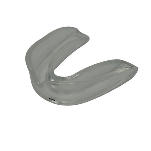 TMA Mouthguard Slim Fit, Adults and Kids Mouth Guard with Case for Boxing, Basketball, Lacrosse, Football, MMA, Martial Arts, Hockey and All Contact Sports (Crystal Clear, Adult) - color: Crystal Clear