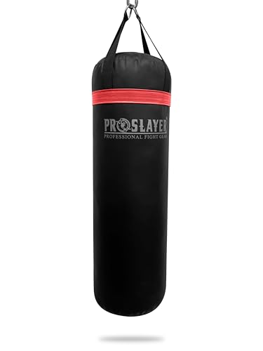 80lb Boxing MMA Heavy Punching Bag - All - color: Black/Red, size: Unfilled