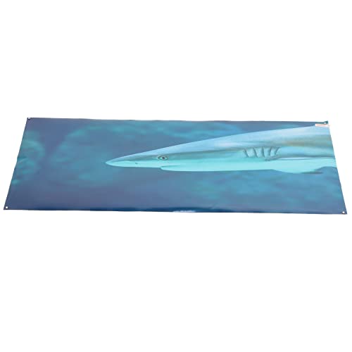 Aquarium Background Paper, Self Adhesive PVC Fish Tank Wallpaper Sticker with 3D Clear Decoration, Fade Underwater Theme Poster for Glass Aquariums (61 * 41CM) - size: 61*41CM