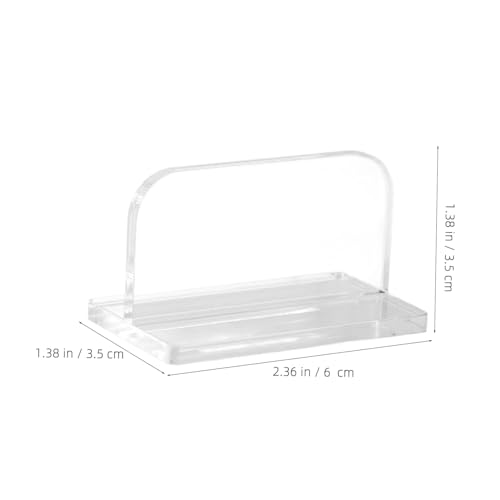 Happyyami 4pcs Acrylic Fish Tank Lid Handles Aquarium Cover Parts Double-Sided Adhesive Easy to Install for Aquariums and Fish Tanks