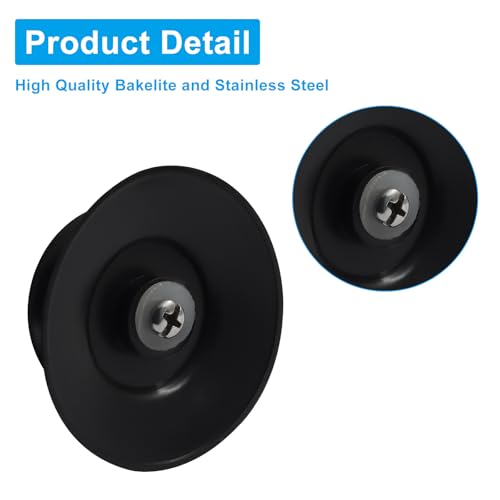 4 Pcs Universal Pot Lid Knobs,Bakelite Pot Lid Handle Replacement for Pans Saucepan Casserole Glass Cover Handles