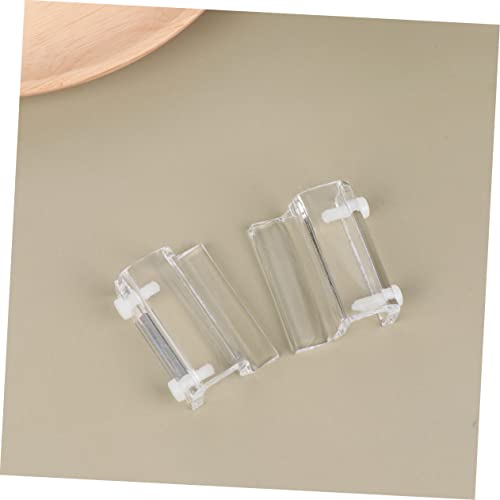BESPORTBLE 8pcs Acrylic Fish Tank Support Bracket for Open Aquariums Holder for Pet Tanks Suitable for Thickness Heat Preservation