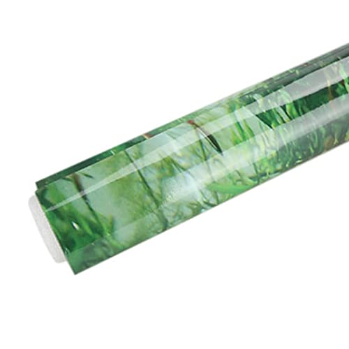 AYNEFY Aquarium Fish Background Poster, Water Grass Aquarium Background Poster PVC Adhesive Background Sticker Wallpaper Poster Aquarium Backdrop Decor (#9) - size: #9