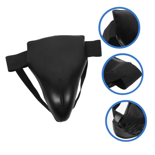Professional Breathable Wear Resistant PU Groin Guard for Boxing