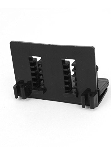 Ruilogod Plastic Aquarium 2 Way Air Hose Pipe Hanger Holder Black (id: 9cd d96 f11 7ea 854