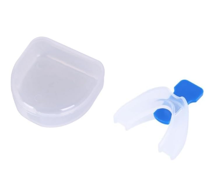 Boil & Bite Double Side Full Mouth Guard Boxing Gum Shield Sports Teeth Protector with Case