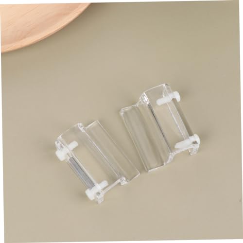 Toddmomy 4pcs Acrylic Fish Tank Bracket Support for Aquarium Covers Compatible Heat Preservation Tool for Open Fish Tanks and Turtles