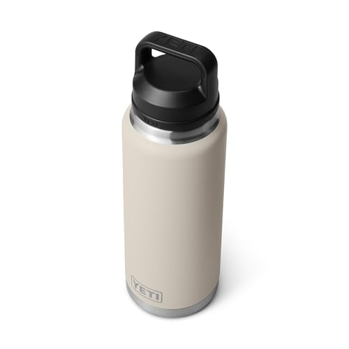 YETI Rambler 36 oz Bottle, Vacuum Insulated, Leakproof, Stainless Steel with Chug Cap - color: Cape Taupe