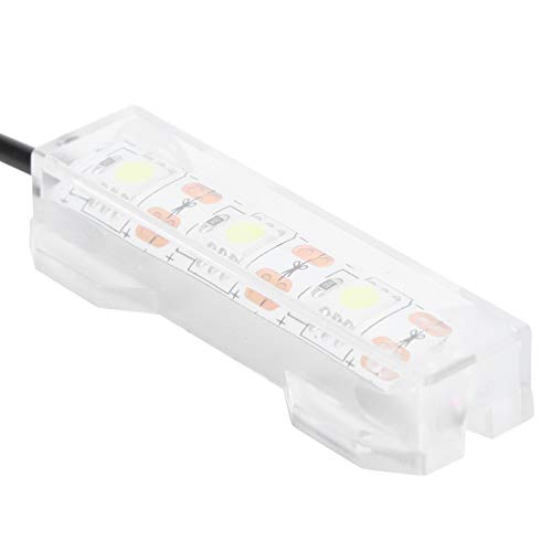 Small Aquarium Light, USB Fish Tank Light Water Plant Light Bar Desktop Mini Decoration LED Lamp for Office Desk Planted Freshwater Saltwater Betta Micro Landscape Daily Lighting Cold White