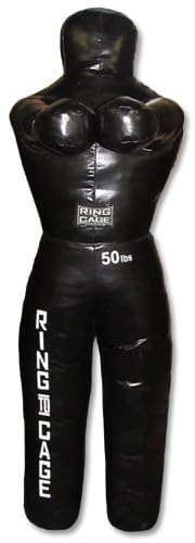 Unfilled MMA Grappling Throwing Dummy 30lbs to 140lbs, for MMA, Grappling, Jiu Jitsu, Wrestling - size: 5’10” 140lbs