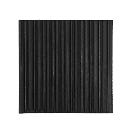 Easyflex Anti Vibration Rubber Pads, Cork Sandwich Vibration Isolation Pad for Chillers, HVAC, Air Compressor, Washer and Dryer, Air Conditioner Units, Pack of 4 (3" x 3" x 7/8")
