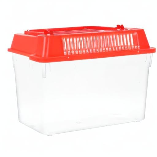 Betta Fish Tank Betta Fish Tank Portable Handheld Transparent Breeding Carrier Pet Reptile Habitat Portable Jump Starter
