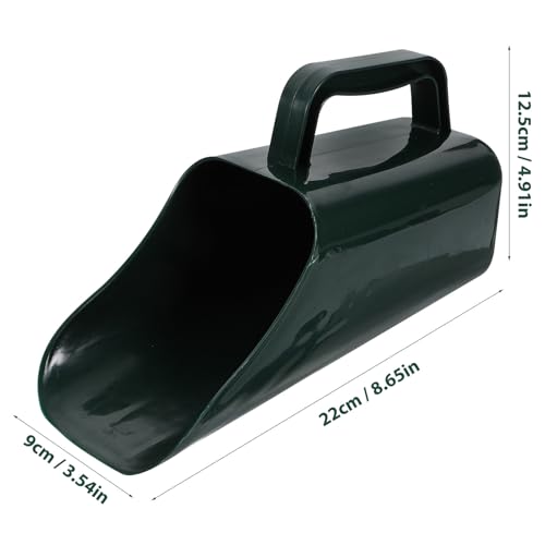 TEHAUX Fish Tank Sediment Cleaning Shovel Bucket Set, Plastic Aquarium Gravel Scooper with Handle, Water-Permeable Mud and Sand Removal Tool for Aquarium Soil Maintenance, 2 Pieces