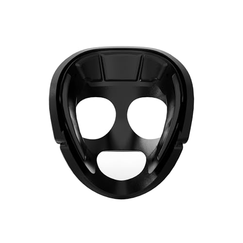 GCA Wrestling Face Guard 2.0 Attatches to Headgear | Universal Fit Black Ear Guard Head Gear Nose BJJ High School College