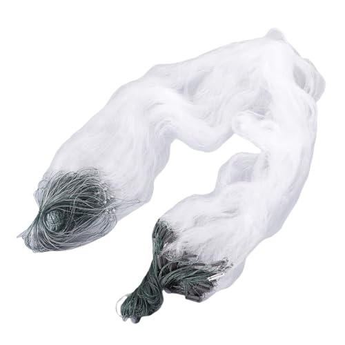 50m/1.5m 3 Layers Nylon Saltwater Fishing Hand Throw Bait Trap Net Gill Spin Outdoor Thread Tool with Accessories(3 Finger) - color: 3 Finger