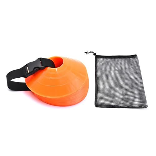 Nylon Buckle Straps, Football Cones Disc Cones Soccer Agility Cones Sports Training Cones Multicolor Field Marker Plastic Cones with Holder