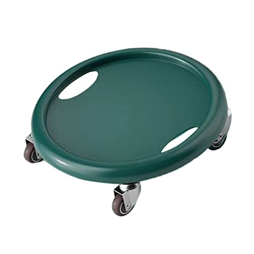 Core Slider Abdominal Training Tool Workout Sliding Disc Ab Slider with 4 Rollers Portable Exercise Equipment for Home Gym Fitness Training Dark Green