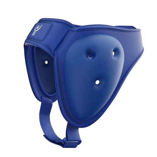 Snapdown Wrestling Headgear, Soft Adjustable Ear Guard for Adults and Youth, MMA and BJJ, One Size - color: Royal Blue