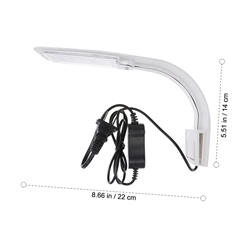 VANZACK Led Aquarium Lighting Fish Tank Lamp with Clip Plant Grow Light Durable Us Plug
