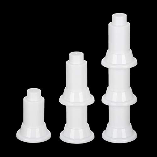 Aquarium Divider Feet Adjustable Height Isolation Board Support for Fish Tank Divider, Made of Safe FoodGrade Plastic, Easy to Use and Clean, Perfect for Diverse Setups (White) - color: White