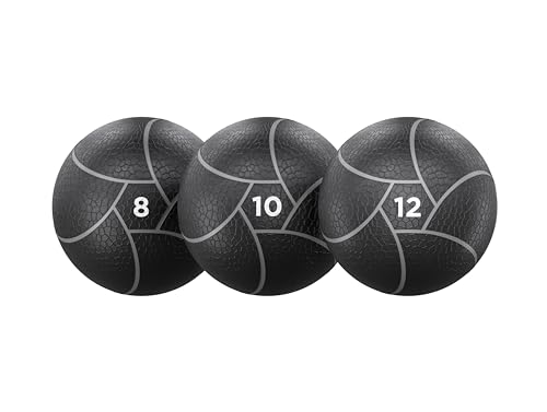Power Systems 10" Elite Power Medicine Ball - Gray/Black - style: 3 Ball Kit - 8lb, 10b & 12lb
