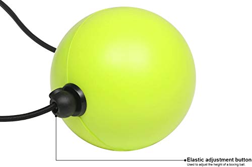 Fight Ball Reflex Trainer for Reaction Boxing Speed Training,Safe Double end Punching Ball with Strong Vacuum Suckers