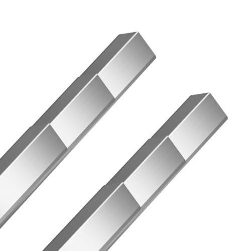 Steel Corner Guards 2 x 2 x 48” Metal Protector, 6 Pack Metal Wall Corner Protector T304 Stainless Steel Wall Molding Trim (Silver)