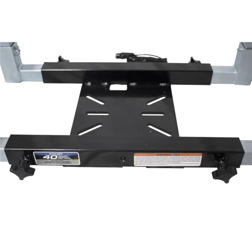 K Tool International XD63136 Fuel Tank to Transmission Jack Adapter Kit for Garages, Repair Shops, and DIY, Universal Connector Plate, 40 Gallon Capacity, Pads, Ground Wire, (4) 3" x 5.5" Foam Support
