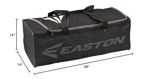 Easton | E100G TEAM EQUIPMENT DUFFLE BAG | Baseball & Fastpitch Softball | Black