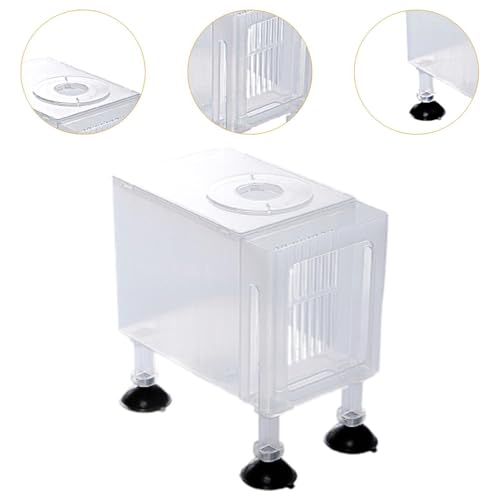 Aquarium Filter Box Pump Protection Shield - Universal Pump Case Container for Fish Tank & Pond Pumps- Large White
