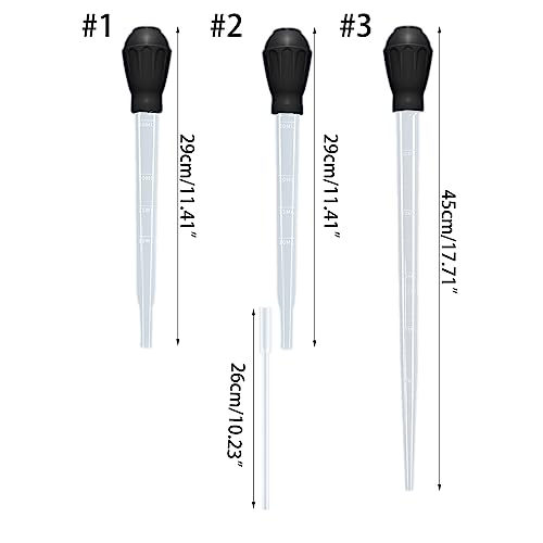 Waste for Fish Tank Multifunction Dropper Pipette Water Transfer Long Acrylic Marine Fish Feeding Tool Waste Aquarium Dropper - color: Blue, size: A