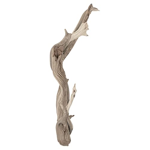 Koyal Wholesale 24" Driftwood Terrarium Decor, Clean California Manzanita Drift Wood Reptile Decor, Driftwood Decor for Home, Desert Reptile Supplies