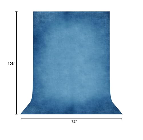 Blue Photography Backdrops for Photoshoot, Vintage Abstract Portrait Photo Backdrop, Photo Booth Props 6x9ft