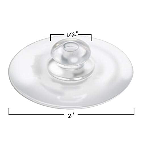 Nature Anywhere Replacement Suction Cups (8-Pack) - 2 Inch Diameter Heavy Duty Suction Cup for Window Bird Feeders Awesome for Shower, Kitchen Sink Caddy Suction Cup