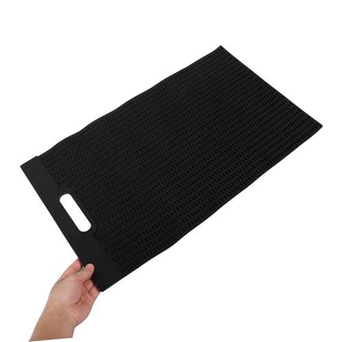 COLLBATH Fish Fillet Mat for Kitchen Use Non-Slip PVC Fish Cleaning Board Multifunctional Pad for Scaling and Draining Compact Design for Small Spaces