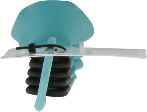 KitchenAid Classic Measuring Spoons, Set of 5, Aqua Sky/Black - color: Aqua Sky/Black