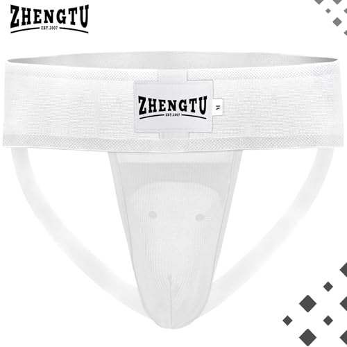 Groin Protector Cup Men, Boys Youth - color: White, size: Small