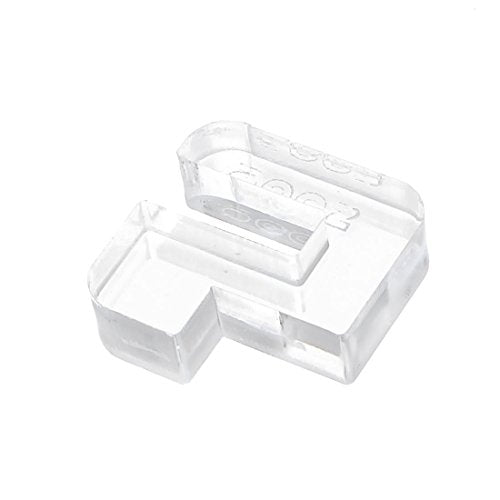 Ruilogod Aquarium Fishbowl Plastic 6mm Thickness Clip Holder Clear 1" x 1" (id: a49 5da a18 a51 049
