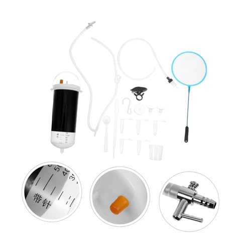Shrimp Hatchery Incubator Kit Easy Assembly Lightweight Portable Brine Shrimp Egg Hatching Breeding Supply Tool for Aquarium Fish Fry Survival Improvement